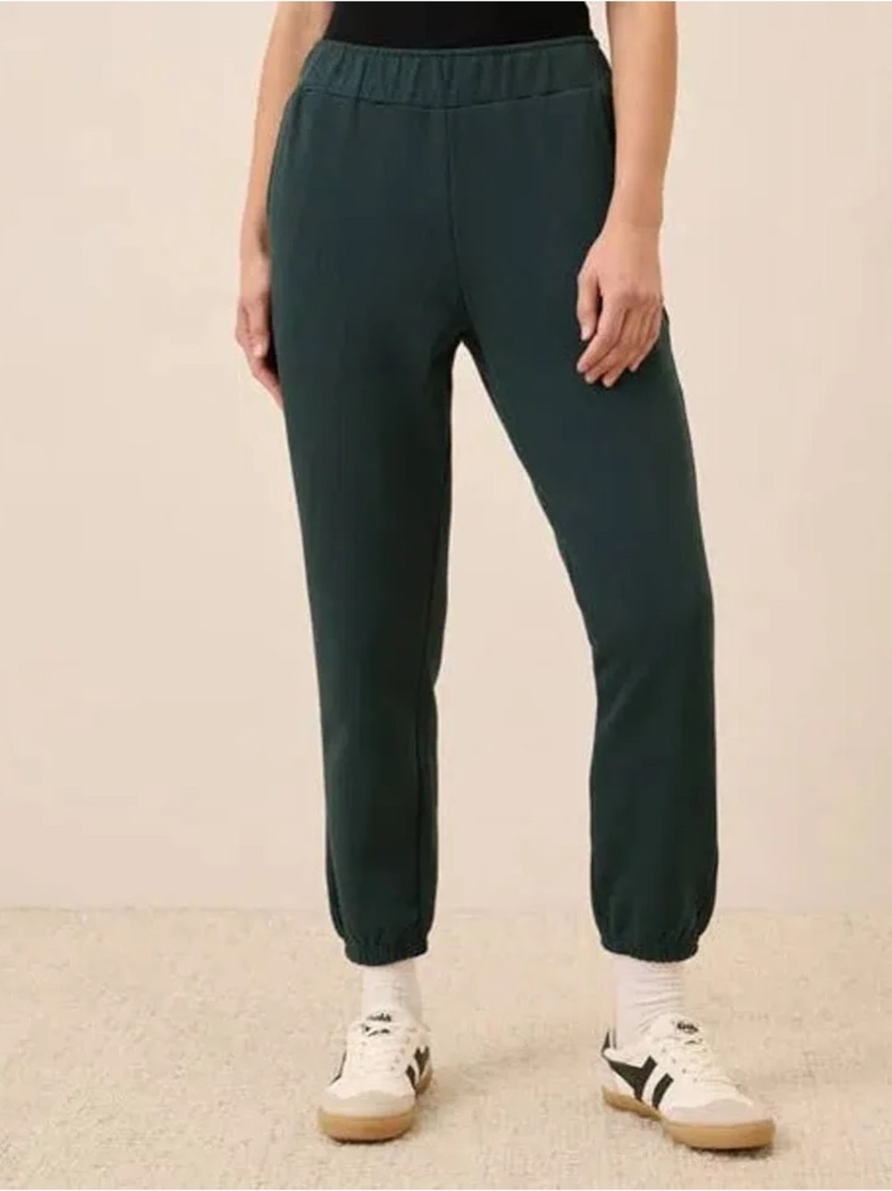 Pact Organic Cotton Fleece Jogger Sweatpants Forest Green XXL